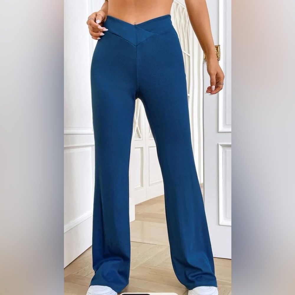 SHEIN flare long leg pants size large